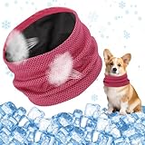Kühlhalsband für Hunde, Hunde halstücher Kühlend, Hundehalsband Kühlend, Kühlendes Hundehalsband, Geeignet für Kühlhunde im Sommer, 45 x 13 cm