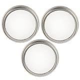 SUPVOX 3 Stück Sprouting Lids Keimdeckel für Einmachgläser Langlebig Spülmaschinenfest für Sprossenanbau und Einfache Geeignet für Verschiedene Keimsprossen