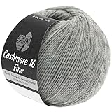 LANA GROSSA Cashmere 16 Fine | Kettengarn aus Kaschmir- und Merinowolle | Handstrickgarn aus 80% Schurwolle (Merino extrafine), 10% Kaschmir & Polyamid | 50g Wolle zum Stricken & Häkeln | 320m Garn