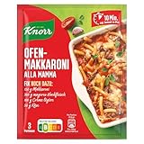 Knorr Fix Würzmischung Ofen-Makkaroni alla mamma für ein leckeres Nudelgericht ohne geschmacksverstärkende Zusatzstoffe 48 g