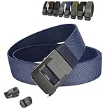 Exteriorm-U Gürtel, taktischer Gürtel mit Schiebeschnalle für Herren, Nylon-Ratschengürtel, Schiebeschnalle für Herren, verstellbar, e, M