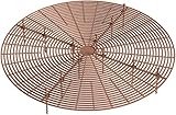 RAUKS Blumentopf-Gitter-Topfabdeckung, schneidbare Gitter-Blumenabdeckungen mit Pfahlen, Pflanzen-Blumenschutz, Hunde Katzen Grabstopfen, Topf-Bodenschutz (19 cm)