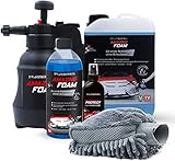 Platinum Amazing Foam Edition – Starter Set - Autowaschmittel & Autopflege – reinigt hartnäckigen Schmutz und verleiht Glanz – auch als Cockpit Reiniger – alle Oberflächen