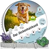 tooSimple Das Zeckenhalsband für Hunde 100% Pflanzliches Premium Öl Wirkungsvoller Schutz gegen Zecken Flöhe Mücken Läuse Ungeziefer - 8 Monate Wirkungsdauer