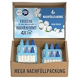 Febreze 3Volution Nachfüller Für Duftstecker, Reine Frische, Raumduft und Lufterfrischer, 4 Stück (Verpackung varriert)