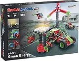 fischertechnik 559879 PROFI Green Energy – Bausatz für Kinder ab 9 Jahren, Experimentierkasten für Solar, Windkraft und Wasserkraft, inkl. Solarmodulen & Solarmotor, 46.5 x 8 x 32 cm