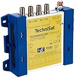 TechniSat TECHNIROUTER 5/1 x 8 G-R – kaskadierbare digitale Einkabellösung für 8 Teilnehmer (Grundeinheit, 8 Signale über ein Kabel, Unicable, Rückkanaltauglich)