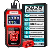 KONNWEI KW850 OBD2 Auto Diagnosegerät, Multifunktionaler OBDII/EOBD Fehlercodeleser für Motor, ABS, KFZ Vollsystem Scanner zum Auslesen & Löschen von Fehlercodes, Kompatibel mit Fahrzeugen ab 2002