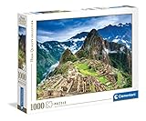 Clementoni 39604 Machu Picchu – Puzzle 1000 Teile ab 9 Jahren, buntes Erwachsenenpuzzle mit kräftigen Farben, Geschicklichkeitsspiel für die ganze Familie, schöne Geschenkidee