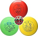 Yikun Scheiben Professional Disc Golf Set 4 in 1|PDGA Approved|Putter Midrange Driver Disc|165–176 g|Perfect Outdoor Spiele für Kinder und Erwachsene…