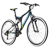 KS Cycling Mountainbike Fully 26'' Zodiac Schwarz-Grün RH 48 cm