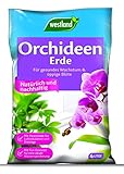 Westland Orchideen Erde, 4 l – Blumenerde für gesundes Wachstum, Pinienrinde und Tongranulat für eine ideale Wasser- und Nährstoffverteilung