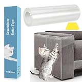 Katze Kratzschutz Verbreitern 30cm*3m, Anti Kratz Folie, Sofa Transparent Kratzschutz Pad Möbelschoner Katze Möbelschutz Kratzpads für Möbel Couch Tür Wand Kratzabwehr von Katzen Hunde