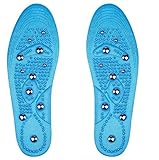Mexgcom Magnetische Einlegesohlen, 1 Paar Akupressurmassage Gel Einlegesohlen, Atmungsaktive und Komfortable Einlegesohlen zur Täglichen Unterstützung, fuß Gesundheitswesen (Kleiner Code35-40)