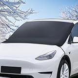 Petgulu Frontscheibenabdeckung Scheibenabdeckung Auto Winter Frostabdeckung Sonnenschutz Auto Frontscheib Autoscheibenabdeckung Winschutzscheiben Abdeckung für SUV, LKW und Auto