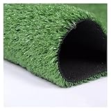 Kunststoffrasen Rasenteppich Outdoor Robuster Teppichboden Als Rasen-Alternative für Terrasse Balkon Garten Und Spielplatz(10mm,0.5mx1m)