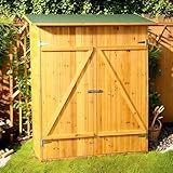 Mucola Gerätehaus Gartenschrank 162x140x75 cm...
