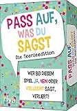 Pass auf, was du sagst – Die Teenieedition: Wer bei diesem Spiel »Ja«, »Nein« oder »Vielleicht« sagt, verliert! | Geschenk zum Geburtstag. Ab 12 Jahren