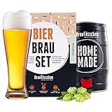 Braufässchen | Bierbrauset zum selber brauen | Weißbier im 5L Fass | In 7 Tagen gebraut | Geburtstagsgeschenk aus München Bayern