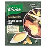 Knorr Feinschmecker Zitronen Butter Sauce leckere helle Soße ohne geschmacksverstärkende Zusatzstoffe 250 ml 1 Stück