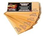 6 Pack XL Grillbretter - Zedernholzbrett zum Grillen - Räucherbretter aus Zedernholz von grillart® hergestellt aus 100% natürlichem Western Red Zedernholz für einen besonderen Grillgeschmack