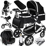 KESSER® Loops 3 in 1 Kinderwagen Kombikinderwagen...