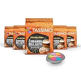 Tassimo Kapseln Limited Edition Cinnamon Roll Latte, 5 x 8 Pads, 40 Kaffeekapseln