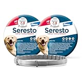 Seresto® Halsband Sparset für große Hunde ab 8 kg: 7 bis 8 Monate wirksamer Schutz gegen Zecken und Flöhe, Länge 70 cm, 2 Halsbänder