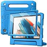 JETech Kinder Hülle für Samsung Galaxy Tab A8 10,5 Zoll 2021 (SM-X200/X205/X207) mit Eingebaut Schutzfolie, Stoßfest Ganzkörpe Griff Ständer Tablet Schutzhülle (Blau)