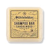 NEU: Störtebekker® Premium Festes Shampoo Sandelholz 60g - Veganes, Handgefertigtes Shampoo für Damen & Herren - Duschpflege für Haut und Haar - Festes Feuchtigkeits-Shampoo - Shampoo Bar (60g, 1)