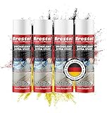 Sprühkleber Extra Stark – Industrielles Klebespray mit verstellbarem Sprühkopf – Schnelltrocknend & Präzise Dosierbar, Sprühkleber Schaumstoff, Dachhimmel, Holz, Metall, Kunststoff, etc. 4x 500 ml