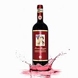 MONTEMAGGIO Chianti Classico di Bio-Rotwein - Toskanischer Luxuriöser Edler Bio - Sangiovese/Merlot - Wein aus Italien - Fattoria di 0.75L - 1 Flaschen