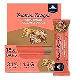 Multipower Protein Delight Eiweißriegel – 18 x 35 g Protein Riegel Box (630 g) – Leckerer Energieriegel – Salty Peanut Caramel