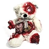 Original Zombie Teddy XXL 50cm Halloween Teddybär Horror-Bär Der Gruselige Kuschelbär für alle Splatter & Horror Fans (Alien Geburt)