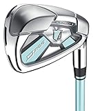 Wilson Staff Damen Golf-Set, Sechs Golfschläger, Rechtshand, D300, Ladies' Flex, graphit, WGR163800