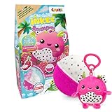 INKEE Badebombe Kinder mit Überraschung – XXL Badekugel Drachenfrucht Duft mit Squishpet Plüsch Anhänger – Badebomben Kinder mit Überraschung, Mädchen Geschenke