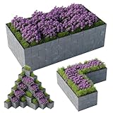 Flexi Element Hochbeet 150 x 100 x 39 cm, 54 Teile Bausatz - Spielerischer Baukasten aus Bauklötzen - Einfache Montage, recycelter Kunststoff, extrem Lange Lebensdauer, 20 Jahre Garantie