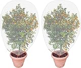 2 Stück Insektenschutznetz mit Kordelzug Bug Barrier Netting Gemüsenetz Feinmaschig Insektennetz Vogelschutznetz Gartennetz (1x1.5M)