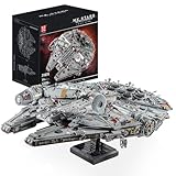 SHHFWU Mould King 21026 MOC Technik für YESHIN Millennium Falcon Mark II Modell 12688 Teile USC Klemmbausteine Kit Großes Raumschiff Kompatibel mit Star Wars Star Destroyer Spielzeug