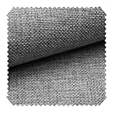 novely® MUDAU - Grob Gewebter Polsterstoff - Melierter Möbelstoff mit Flachgewebe - Pflegeleichte Meterware 1lfm | Farbe: 08 Grau