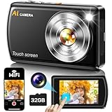 AI Smart Digitalkamera mit WiFi, Autofokus Digital Camera...