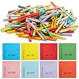 Clabby 200 Stück Lose Tombola Gewinnlose Nummeriert 1-200 Nieten Röllchenlose 60 x 60 mm Bunt Gemischt Gewinnlose Lose Tombola mit Zahlen für Gartenparty Festivals Alljährliche Tombola Vereinsfest