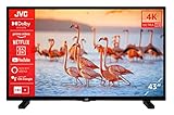 JVC LT-43VU2256 43 Zoll Fernseher/Smart TV (4K Ultra HD, HDR Dolby Vision, Triple-Tuner, Dolby Atmos) - Inkl. 6 Monate HD+ [2023]