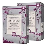 CYSTUS 052 Bio Halspastillen I wohltuend für Hals und Rachen I 2x 132 Stück im Sparset I plus PharmaPerle giveaway