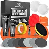 HELDENKRAFT® Scheinwerfer Aufbereitung Set [24 Teile] -...