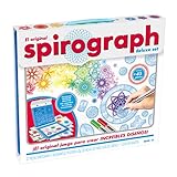 Spirograph Kinder - Spirograph Deluxe | Spiral Designer | Mandala Schablone | Kreativ Set für Kinder | +45 Stücke | Spielzeug ab 8 Jahre Mädchen und Jungen