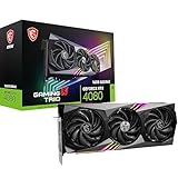 MSI GeForce RTX 4080 16GB Gaming X Trio Grafikkarte - NVIDIA RTX 4080, 16 GB GDDR6X Speicher