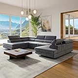 SOFILAND U-Form Ecksofa Magnum U, große Wohnlandschaft mit...