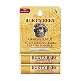 Burt's Bees 100 % natürlicher, feuchtigkeitsspendender Lippenbalsam im günstigen 2er-Pack, Bienenwachs, 2 Tuben in Blister-Box, 8.5 g