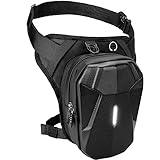 ISEYOU Beintasche Motorrad, Oberschenkeltasche für Herren Damen, Leg Bag mit Abnehmbare Beingurte Multifunktionstasche für Wandern, Camping, Klettern, Laufen, Sport und Arbeit